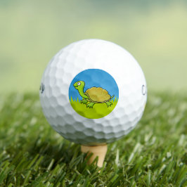 Pelotas De Golf Tortuga de dibujos animados