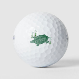Pelotas De Golf Tortuga del Mar Verde