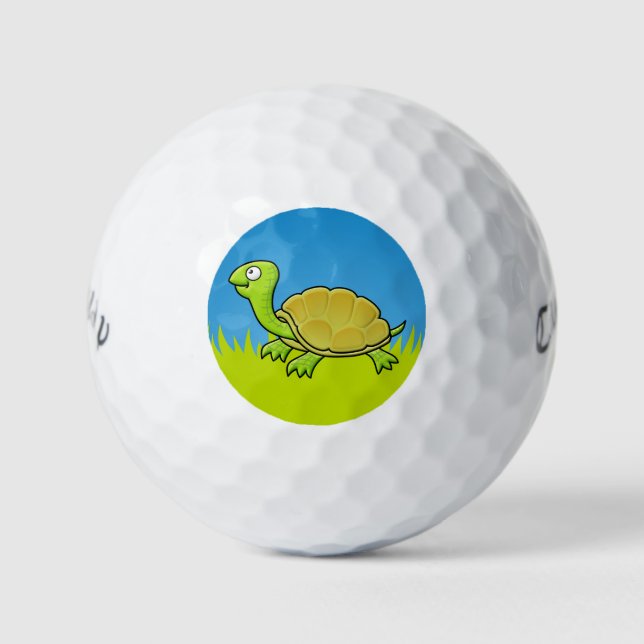 Pelotas De Golf Tortuga personalizado (Anverso)