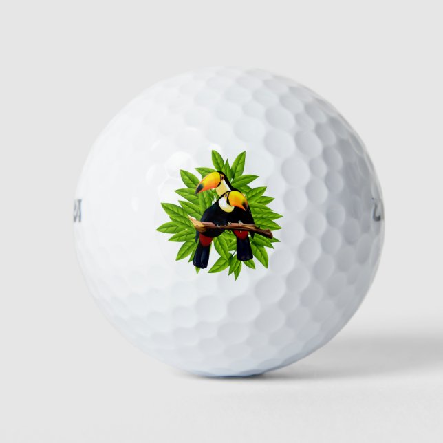 Pelotas De Golf Toucan Duo (Anverso)
