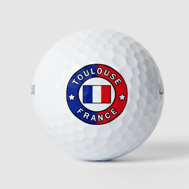 Pelotas De Golf Toulouse Francia (Anverso)