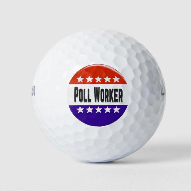 Pelotas De Golf Trabajador de sondeo (Anverso)