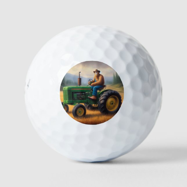 Pelotas De Golf Tractor de pie grande (Anverso)