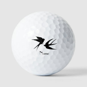 Pelotas De Golf Tragar pájaros Silhouettes Thunder_Cove