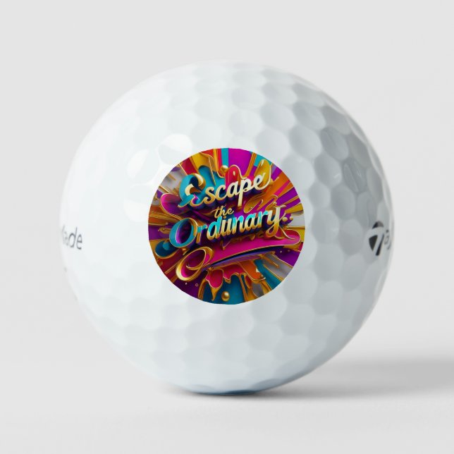 Pelotas De Golf "Transforme Tu Vida" (Anverso)