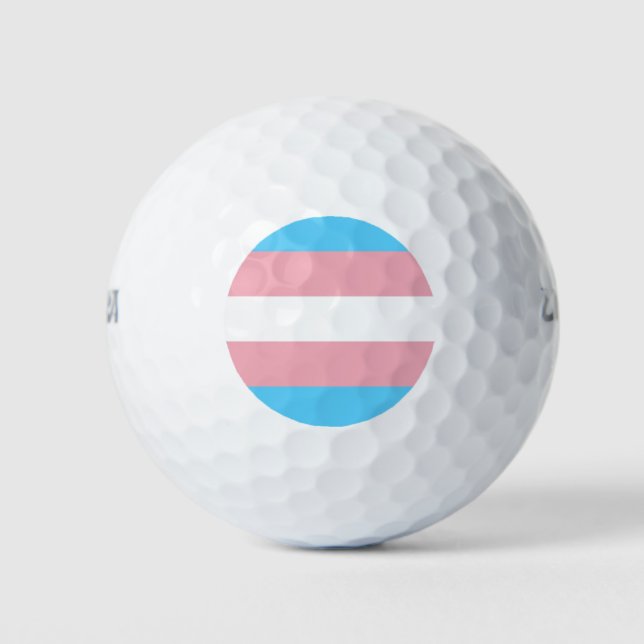 Pelotas De Golf Transgender Flag (Anverso)