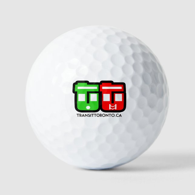 Pelotas De Golf Transit Toronto Logo Golf Ball (Anverso)