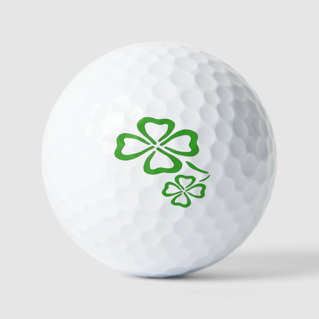 Pelotas De Golf Trébol de Cuatro Hojas (Anverso)