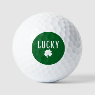 Pelotas De Golf Trebol de Cuatro Hojas de la Suerte St Patrick's