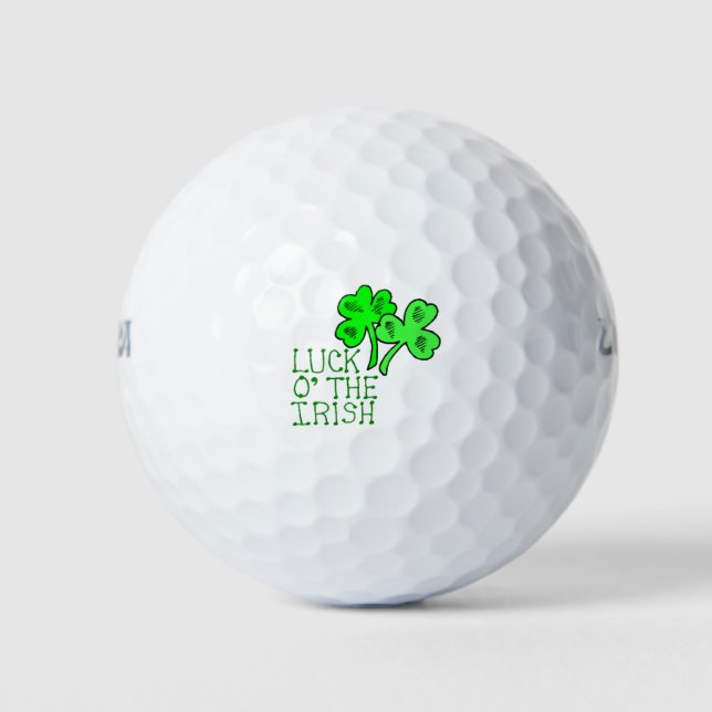 Pelotas De Golf Tréboles irlandeses (Anverso)