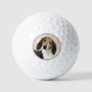 Pelotas De Golf Treeing Walker Coonhound Painting - Arte original