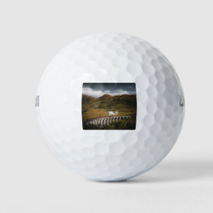 Pelotas De Golf Tren en un viaducto de Glenfinnan, Escocia