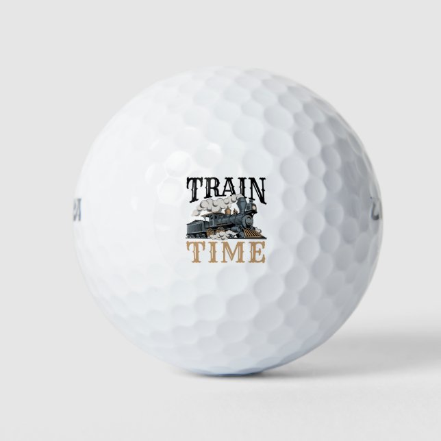Pelotas De Golf Tren Time Model Railroad Hobbyist (Anverso)