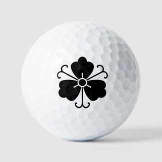 Pelotas De Golf Tres flores de glicina con enredaderas