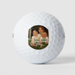 Pelotas De Golf Tres hijos en la ventana