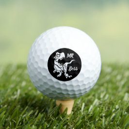 Pelotas De Golf Trex blanco el jefe Dino
