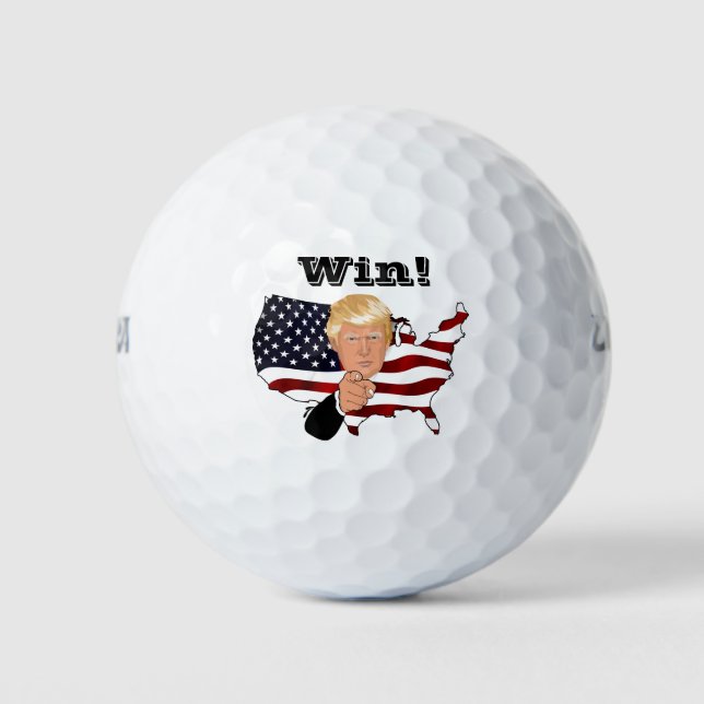 Pelotas De Golf ¡TriMP gana! (Anverso)