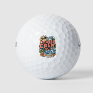 Pelotas De Golf Tripulación de primos Vacaciones de verano en la p
