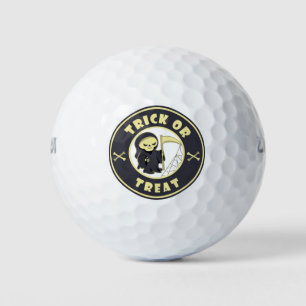Pelotas De Golf Truco o tratar el carácter de pañal gris de Hallow