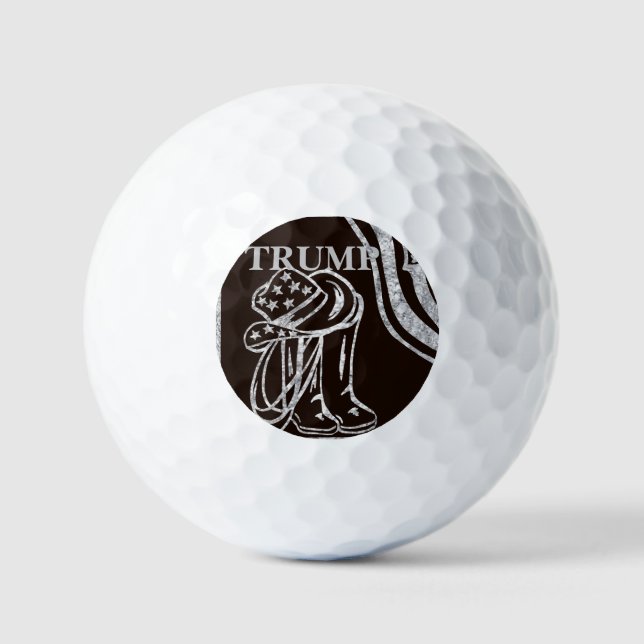 PELOTAS DE GOLF TRUMP (Anverso)