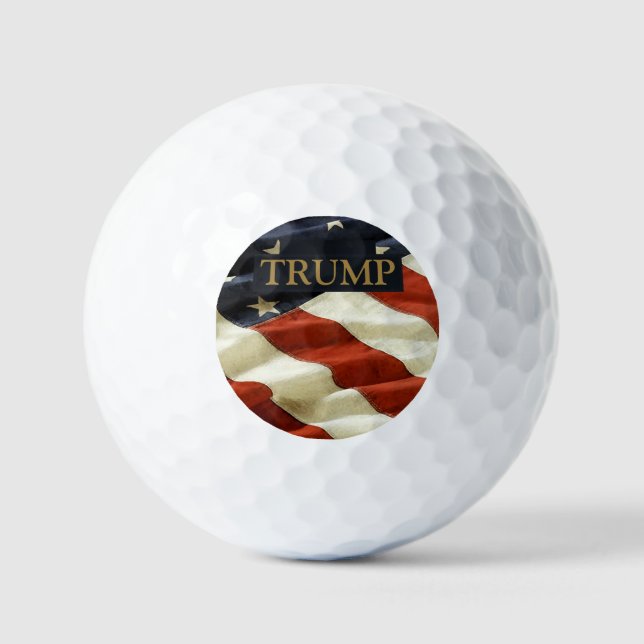 PELOTAS DE GOLF TRUMP (Anverso)