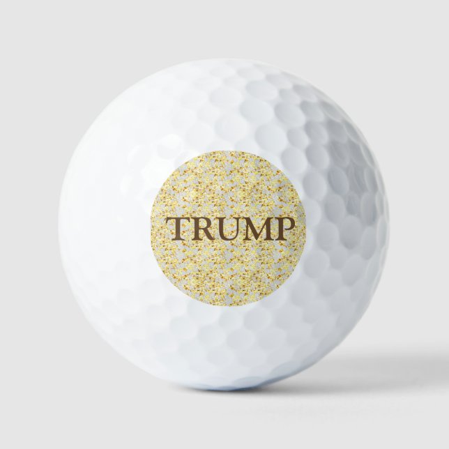 PELOTAS DE GOLF TRUMP (Anverso)