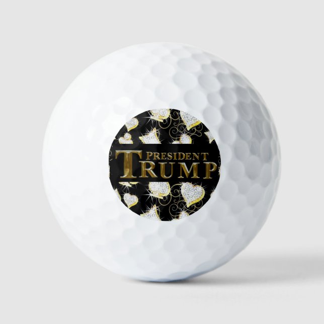 PELOTAS DE GOLF TRUMP (Anverso)