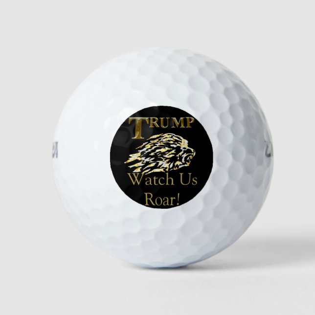 PELOTAS DE GOLF TRUMP (Anverso)