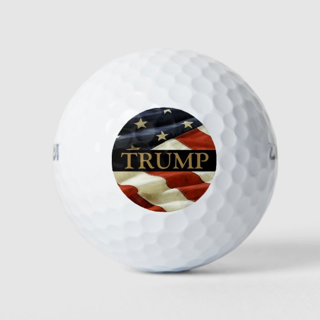 PELOTAS DE GOLF TRUMP (Anverso)