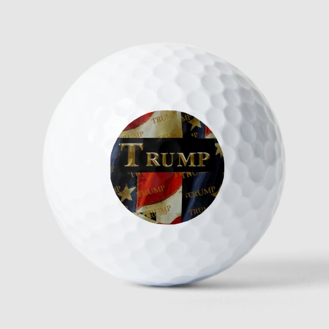 PELOTAS DE GOLF TRUMP (Anverso)