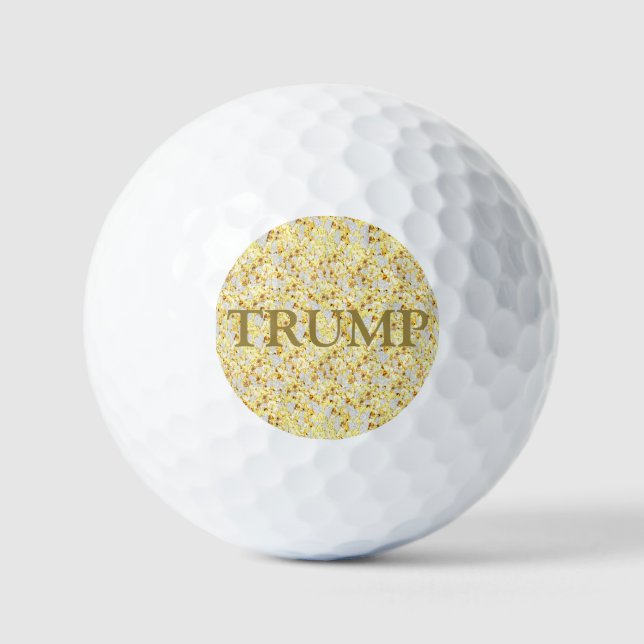 PELOTAS DE GOLF TRUMP (Anverso)
