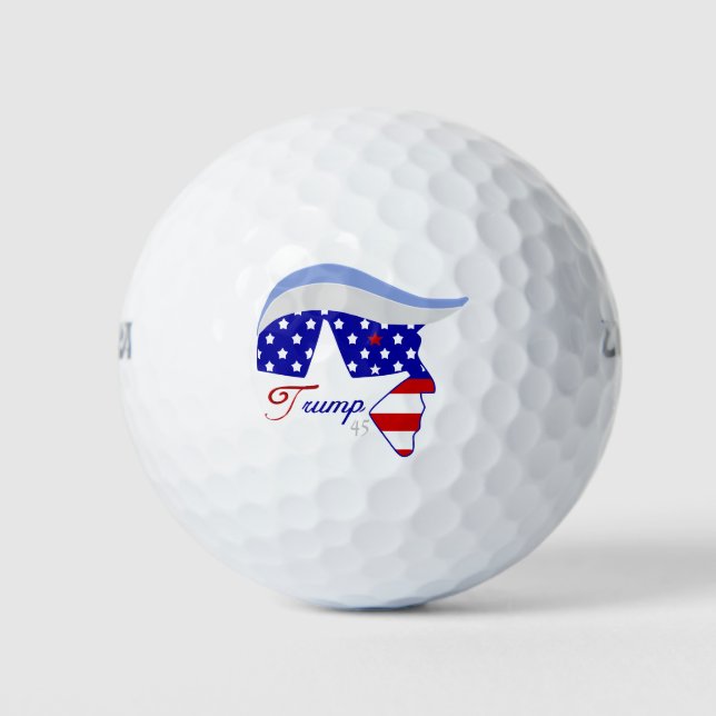 Pelotas De Golf Trump45 (Anverso)