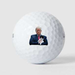 Pelotas De Golf Trump 2024 Cat MAGA Funny Trump Cat