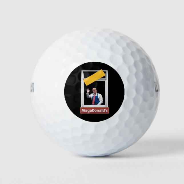 Pelotas De Golf Trump 2024 de MAGADonald (Anverso)