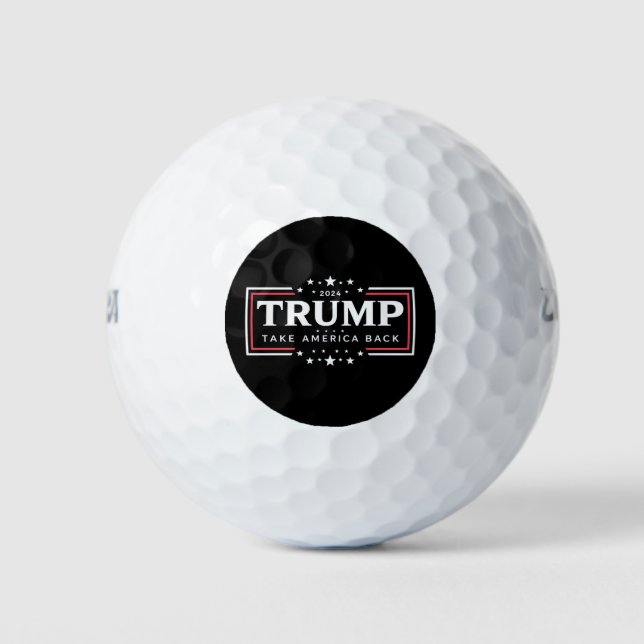 Pelotas De Golf Trump 2024 Recuperemos América (Anverso)