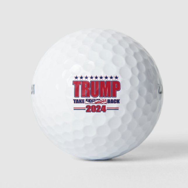 Pelotas De Golf Trump-2024-Tome-Estados Unidos-de vuelta (Anverso)