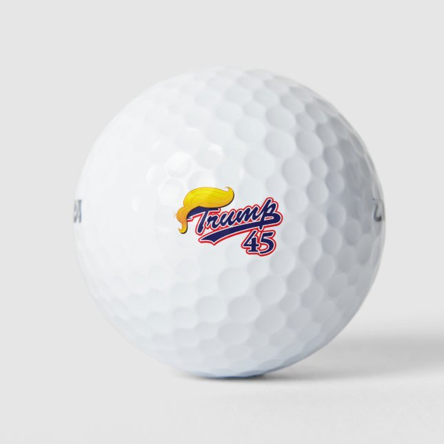 Pelotas De Golf Trump 45 (Anverso)