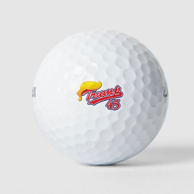 Pelotas De Golf Trump 45 (Anverso)
