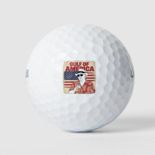 Pelotas De Golf Trump América Golfo México Presidente Trump