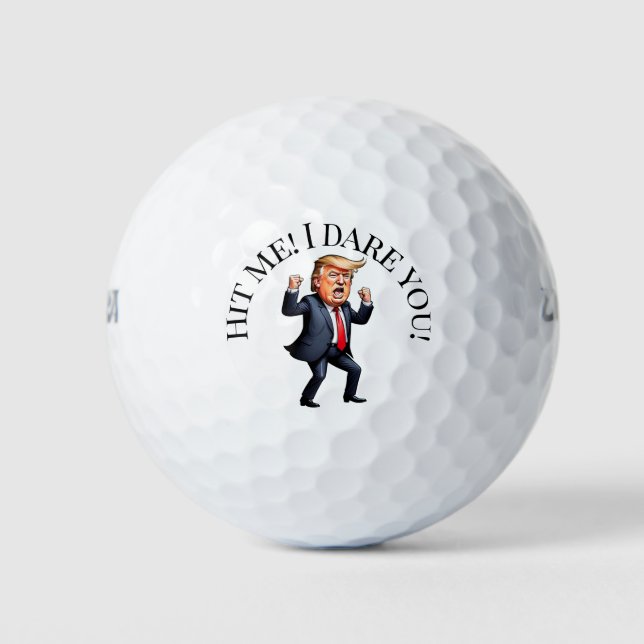 Pelotas De Golf Trump Dance Personalize (Anverso)