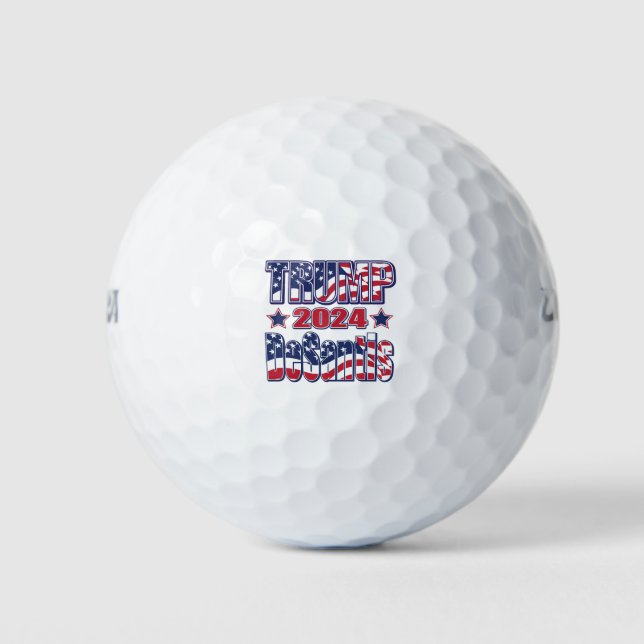 Pelotas De Golf Trump DeSantis (Anverso)