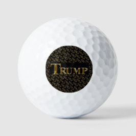 PELOTAS DE GOLF TRUMP EE. UU.  ORO 