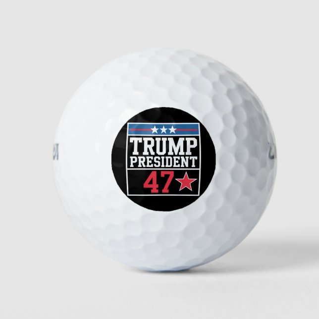 Pelotas De Golf Trump gana las elecciones de 2024 (Anverso)
