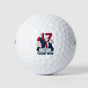 Pelotas De Golf Trump Ganó De Nuevo Elección 2024 Presidente 47º