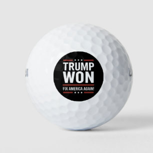 Pelotas De Golf Trump Ganó MAGA Trump Ganador 2024 Arregla América