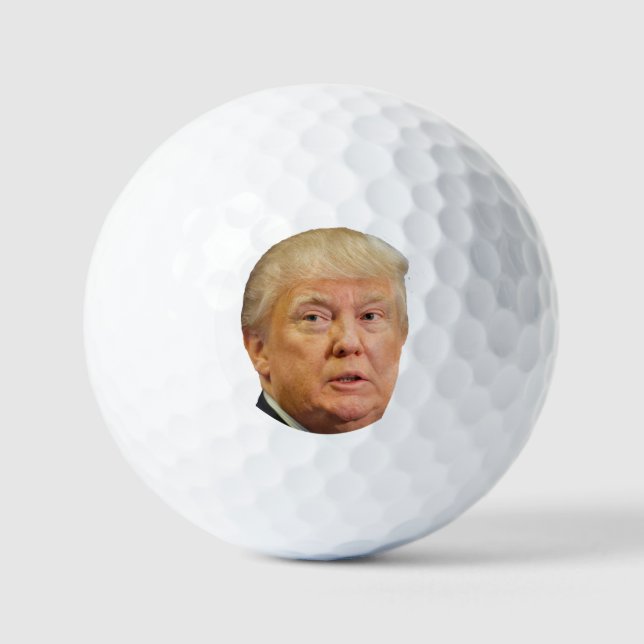 Pelotas De Golf Trump Gold 💖 presidente 💕 Estados Unidos (Anverso)