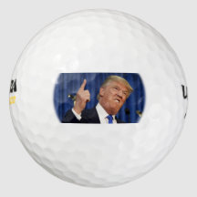 Trump Golf Balls (Trump Finger Apinting)