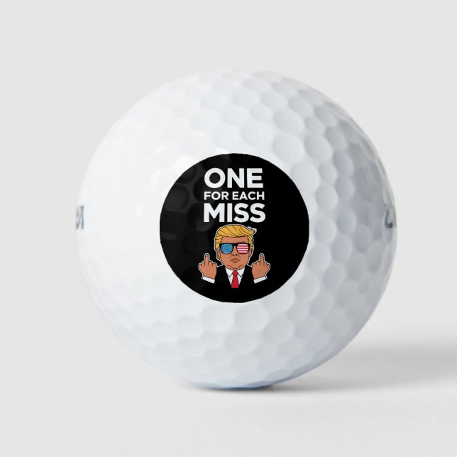 Pelotas De Golf Trump One For Each (Anverso)