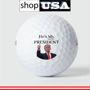Pelotas De Golf Trump 🚗 patriótico EE.UU. es mi presidente