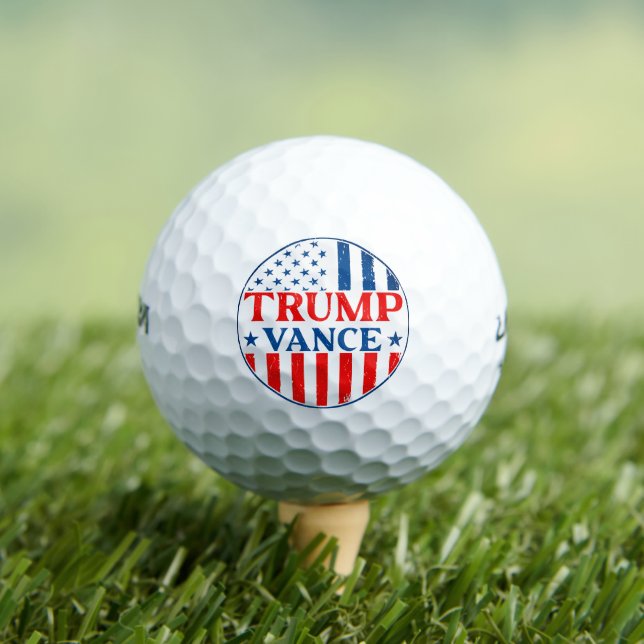 Pelotas De Golf Trump Vance (Camiseta in situ)